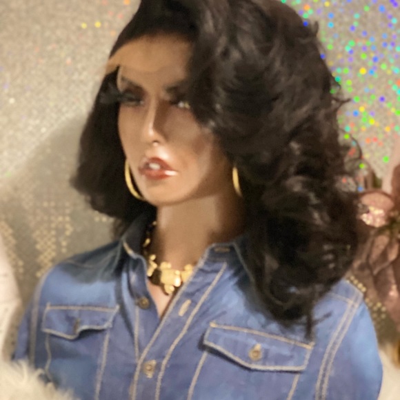 🔥72 HOUR SALE NEW 14” Leayeshia 5X4 Closure 💯 Brazilian Human Hair Wig 🔥 - Picture 4 of 16